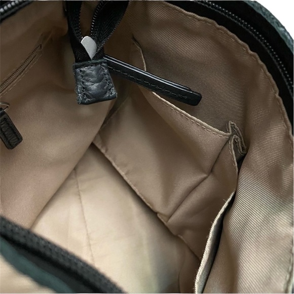 Black & Silver Leather Liberty Backpack Purse - Picture 12 of 15